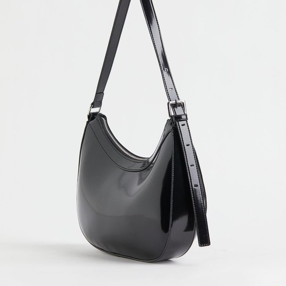 H&M patent shoulder bag - Picture 2 of 3